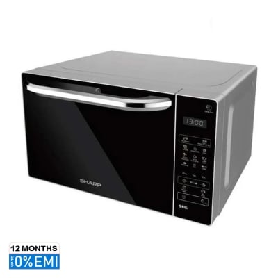 Picture of Sharp Digital Touch Panel Microwave Oven with Grill Function, R-72EO(S), Black&Silver.