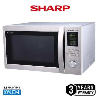 Picture of Sharp Double Grill with Convection Microwave Oven, R-94AO(ST)V, 42Liters, Silver