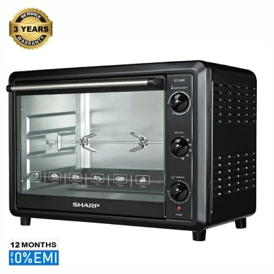 Picture of Sharp EO-60K-3 Electric Oven ( 60L, Black ) - Convection With Rotisserie., Black