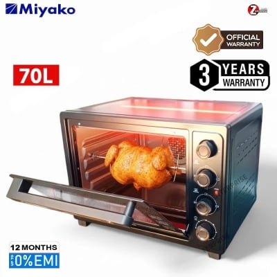 Picture of Miyako MT-70RCL Electric Oven -70 Liters/2100 Watts, Black