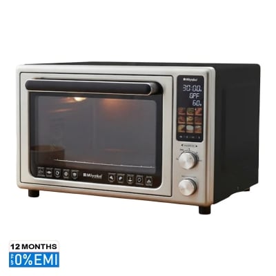 Picture of Buy Miyako MT-50RCL 50-Liter Electric Oven in Bangladesh. 2000W powerful oven with convection and rotisserie function, adjustable temperature (30°C–230°C), and 2-hour timer. Perfect for baking, grilling, and roasting at home or commercial use.