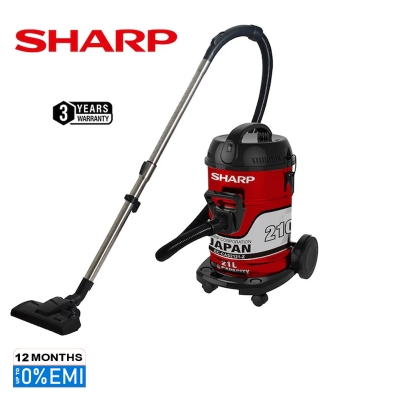 Picture of SHARP Drum Type Bagless Vacuum Cleaner with Blower, EC-CA2121 (2100W, 21L), Red