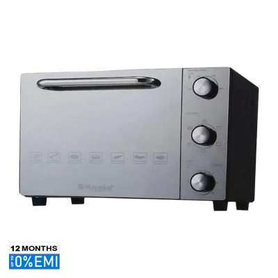 Picture of Miyako MT-25DBL Double Glass Multifunction Electric Oven, 25Liters., Black