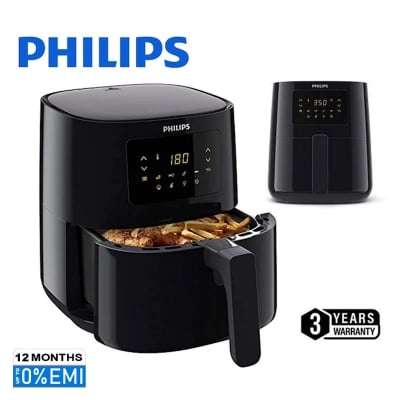 Picture of Philips Digital Airfryer HD9252 With Touch Control Panel., Black