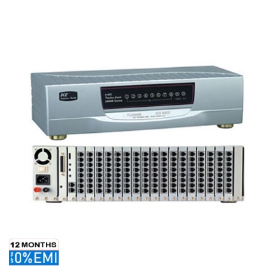 Picture of IKE 40 LINES, PABX & INTERCOM, TC-2000B. (USE-APARTMENT/OFFICE)., Black-Silver