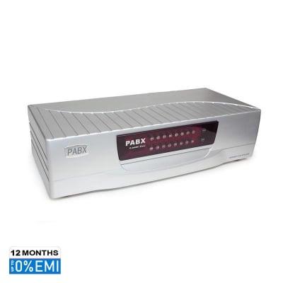 Picture of IKE 56 LINES PABX & INTERCOM, TC-2000B. ( APARTMENT or OFFICE )., Black-Silver