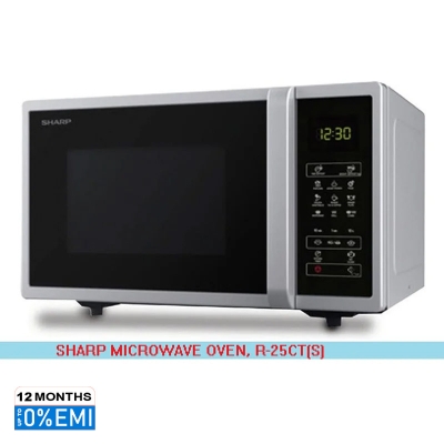 Picture of Sharp Digital Microwave Oven 25 Liters, R-25CT(S), Silver