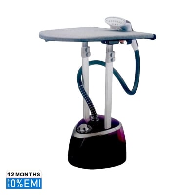 Picture of Miyako LGS-810 Vertical Double Flat Poles Home Garment Steamer 1950 watts, Black