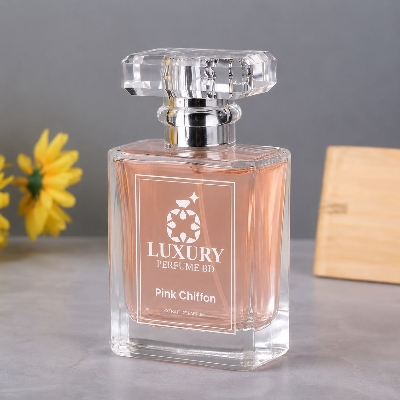Picture of PINK Chiffon perfume for women . perfum for Girls.   PERFUME FOR WOMEN, PARFUME FOR BOY, FERFUME FOR GIRLS, SENT, sent for men .sent for girls, sant for foy, fragneces for women. luxurys perfume , luxury perfume bd ,Luxury fragnace, perfumod garl perfume, (50ML Spary bottle,)