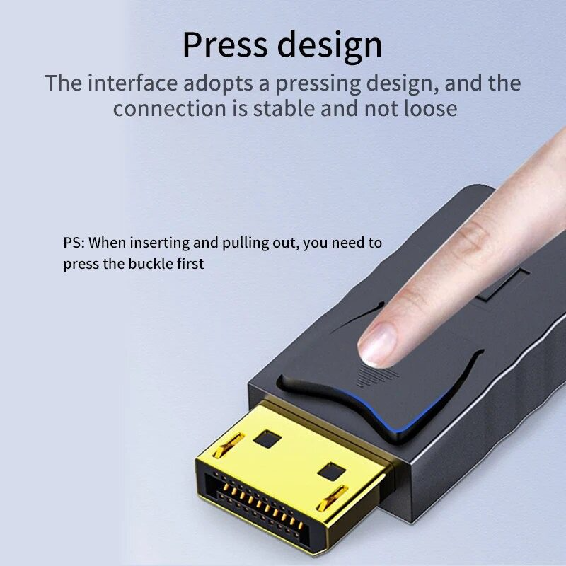 Picture of DP to VGA Converter Cable 1.8M- DP Male to VGA Female Display Converter Cable1.8M