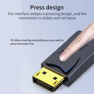 Picture of DP to VGA Converter Cable 1.8M- DP Male to VGA Female Display Converter Cable1.8M