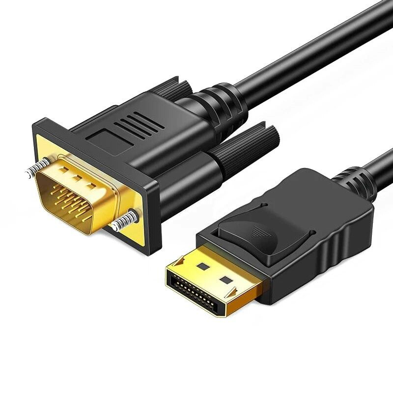 Picture of DP to VGA Converter Cable 1.8M- DP Male to VGA Female Display Converter Cable1.8M