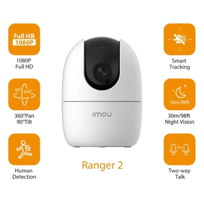 Picture of Imou Ranger 2 1080P H.265 Wi-Fi Pan Tilt Camera IPC-A22EP-G.