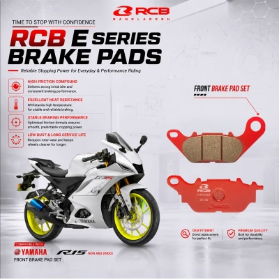 Picture of RCB E SERIES FRONT BRAKE PAD (FR) YAMAHA R15 V3 V4 MT15 INDO NON ABS