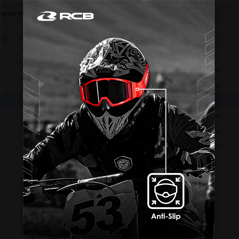 Picture of RCB X SERIES GOGGLES - BLACK CHROME