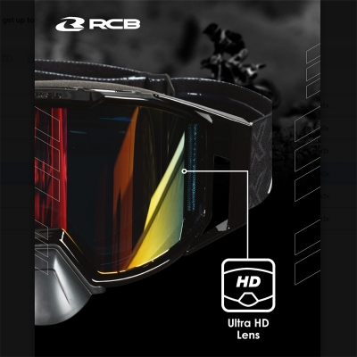 Picture of RCB X SERIES GOGGLES - RED CHROME