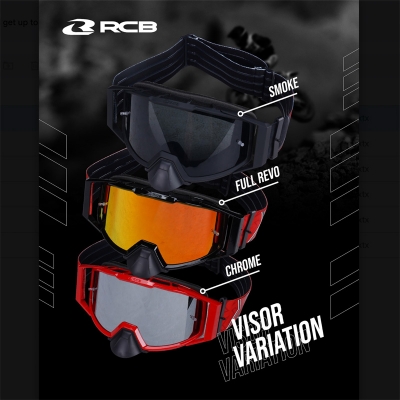 Picture of RCB X SERIES GOGGLES - GREEN CHROME