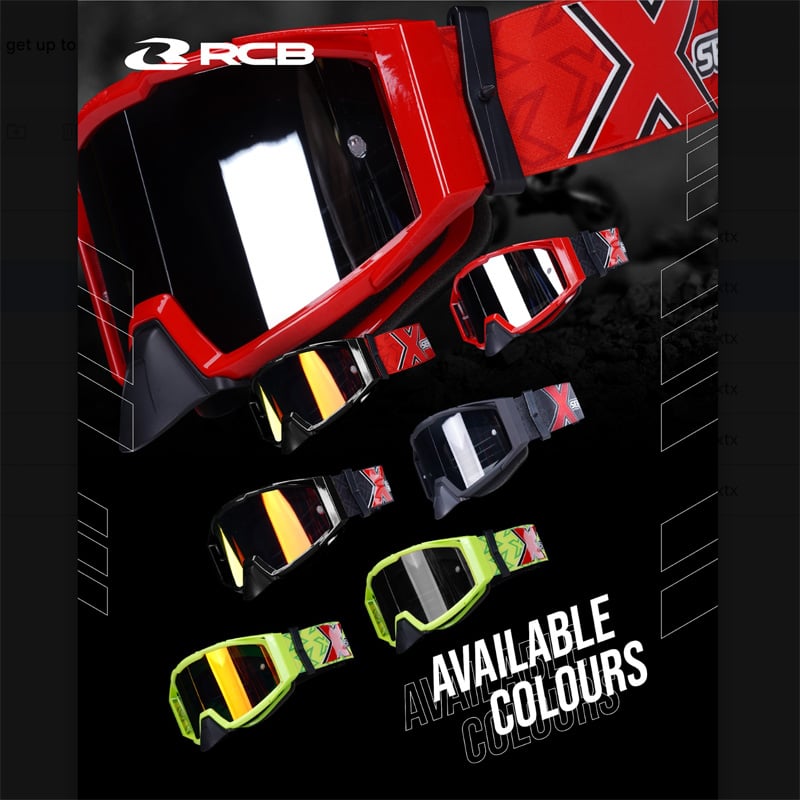 Picture of RCB X SERIES GOGGLES - GREEN FULL REVO