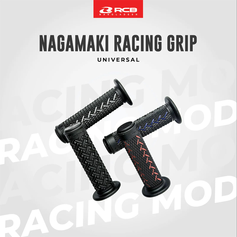 Picture of RCB NAGAMAKI RUBBER HANDLE GRIP DT 122MM - GREY/BLACK