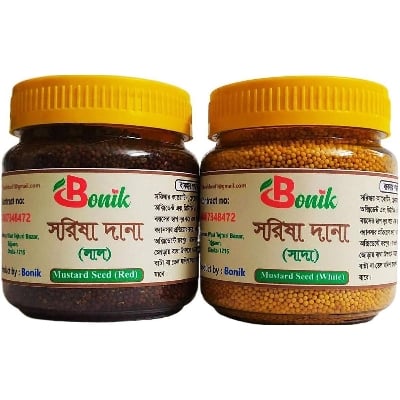 Picture of Mustard Seeds (Red + White) - (150+150)= 300 gm