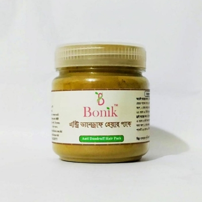 Picture of Bonik Anti Dandruff Hair Pack- 100 gm(Brown)
