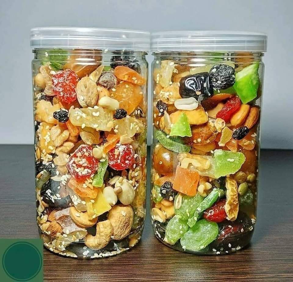 Picture of Mixed Dry Fruits -  MIX NUTS JAR/Mixed Nuts /  Mixed Bdam / Premium Quality  Mixed Nuts With Dried Fruits 300G