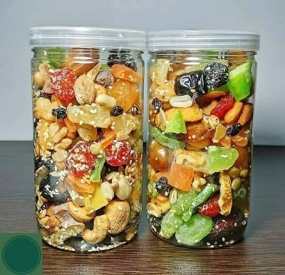 Picture of Mixed Dry Fruits -  MIX NUTS JAR/Mixed Nuts /  Mixed Bdam / Premium Quality  Mixed Nuts With Dried Fruits 300G