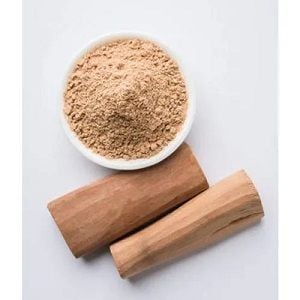 Picture of White sandalwood  Powder - 30 gm - White chondon ( Mini)