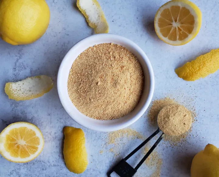 Picture of Organic Lemon Peel Powder / lebu gura - 50 gm