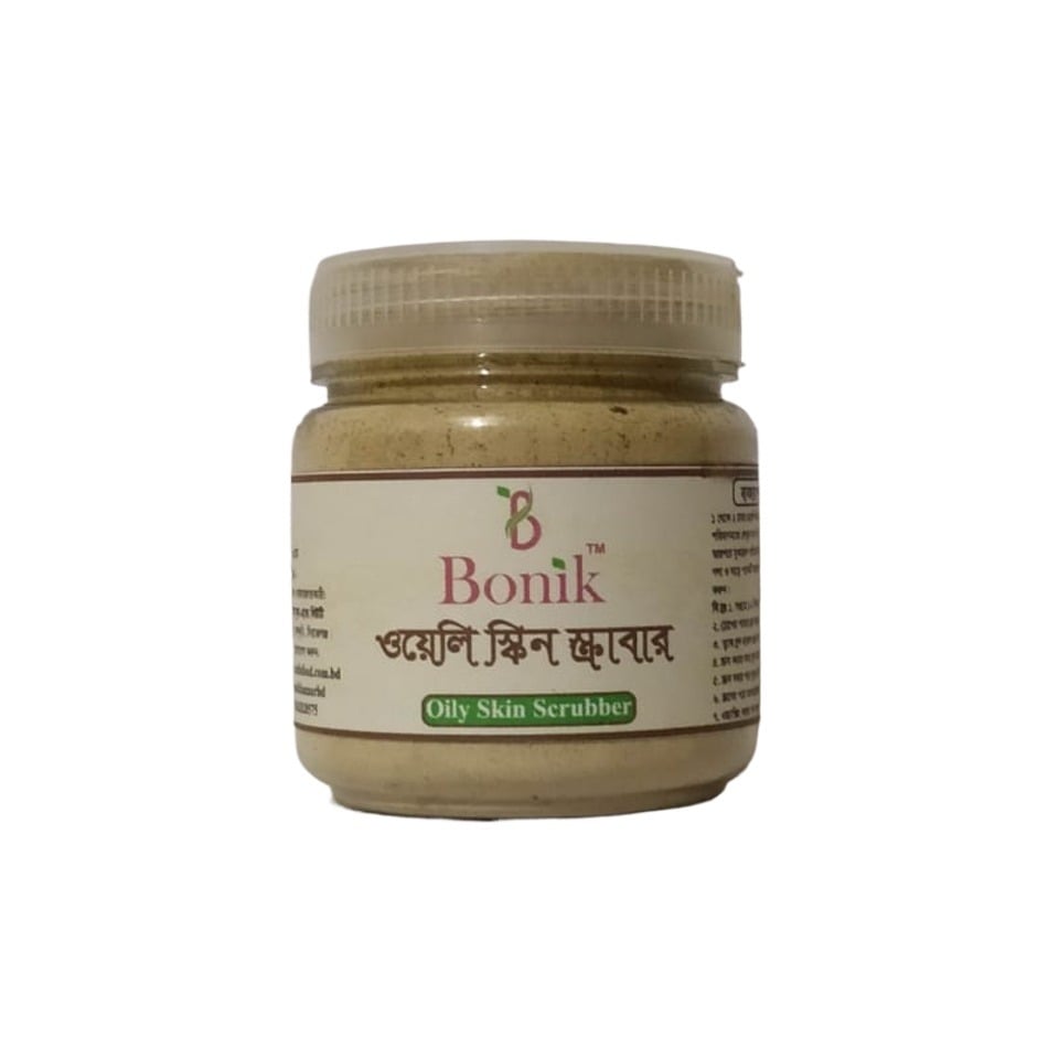 Picture of Bonik Oily Skin Scrubber- 100 gm(Brown)
