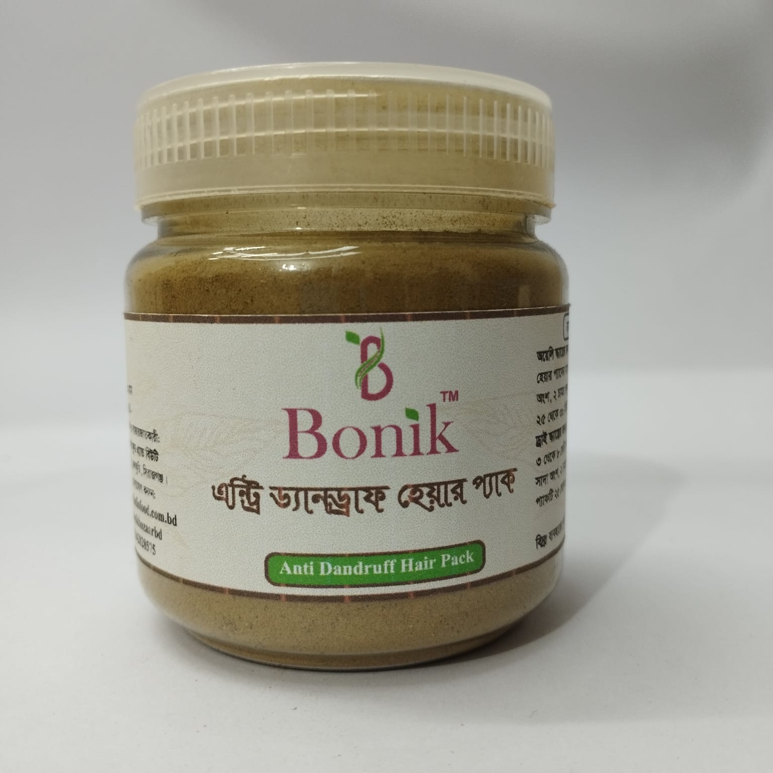 Picture of Bonik Anti Dandruff Hair Pack- 100 gm(Brown)