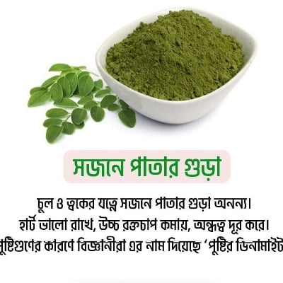 Picture of Sojne Pata Gura / Moringa Leaf Powder-50gm