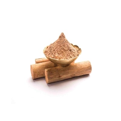 Picture of White sandalwood  Powder - 30 gm - White chondon ( Mini)