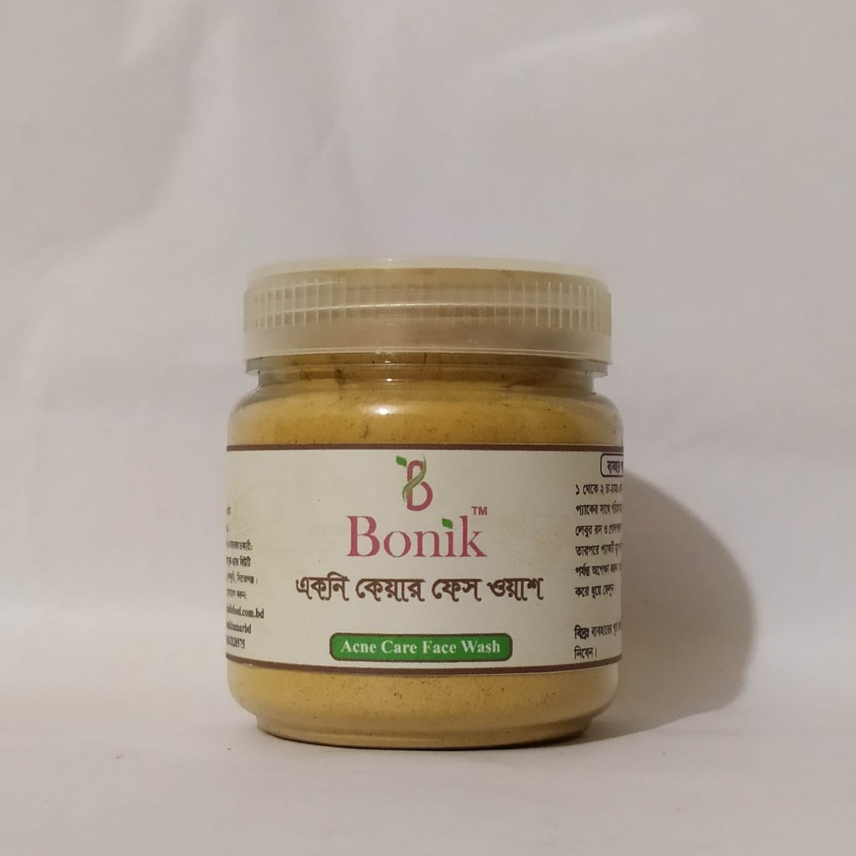 Picture of Bonik Acne Care Face Wash Powdwer- 100 gm(Brown)