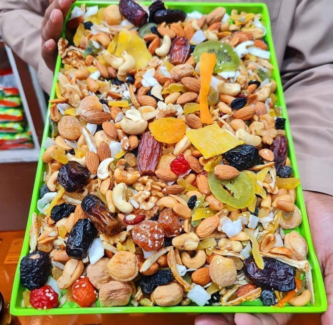 Picture of Mixed Dry Fruits -  MIX NUTS JAR/Mixed Nuts /  Mixed Bdam / Premium Quality  Mixed Nuts With Dried Fruits 300G