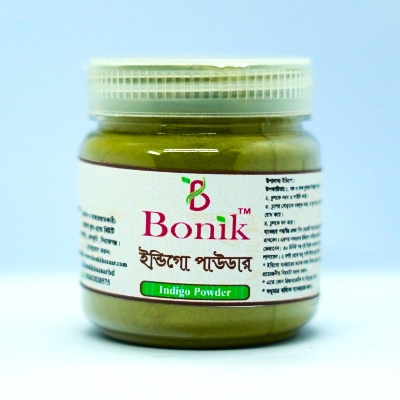 Picture of Indigo powder (For Hair Care)- 25 gm + Henna Leaf Powder 25 gm / mehedi pata gura