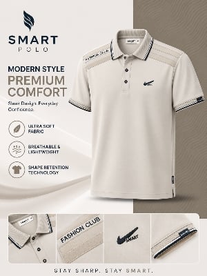 Picture of Smart Fit Men’s Polo Shirt – Lightweight Casual Wear - Brown