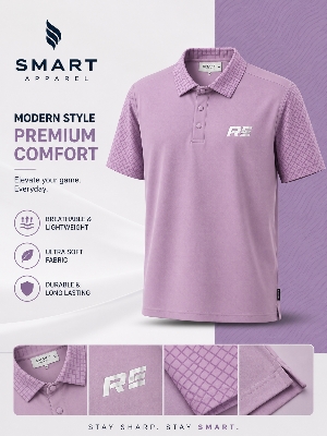 Picture of Men’s Premium Polo Shirt – Casual Half Sleeve Comfortable Regular Fit - Orange