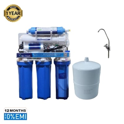 Picture of Ecofresh Eco-501 Reverse Osmosis Water Purifier - RO 3.2GL  Tank, 75 GPD Capacity - Off White