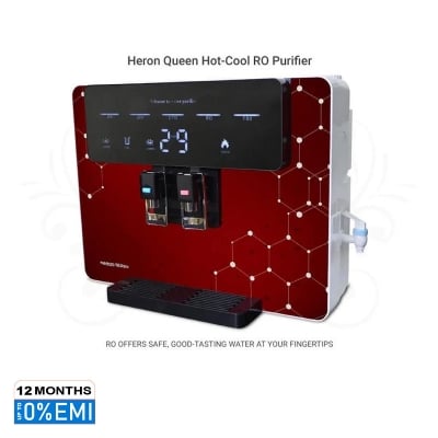 Picture of RO Water Purifier Heron Queen Hot-Cool (Red and Black Colour - Red