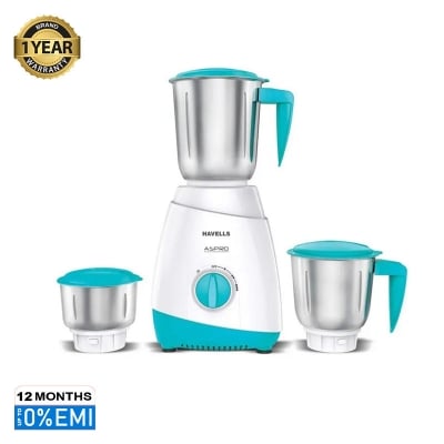 Picture of Havells Aspro 700 W Mixer Grinder - Light blue