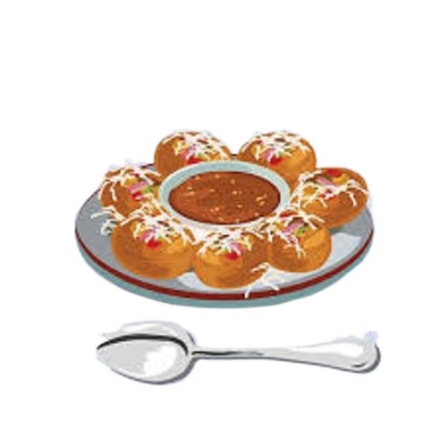 Picture of Fuska/Fuchka/Panipuri/Gol Gappa Ready To Fry Fuchka-50 pcs