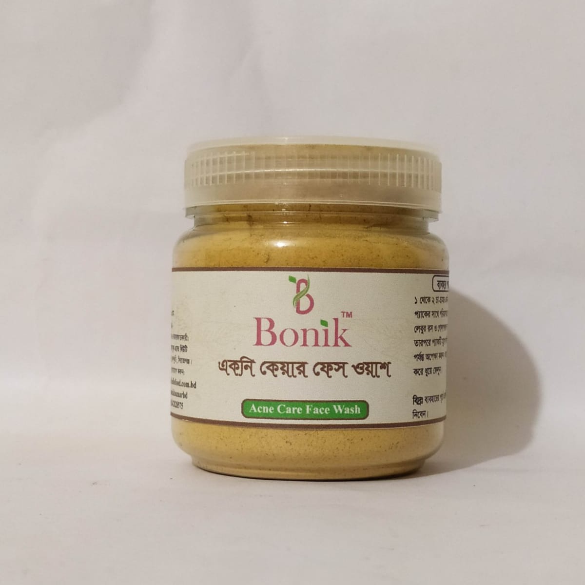 Picture of Bonik Acne Care Face Wash Powdwer- 100 gm(Brown)