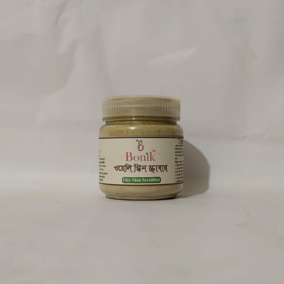 Picture of Bonik Oily Skin Scrubber- 100 gm(Brown)