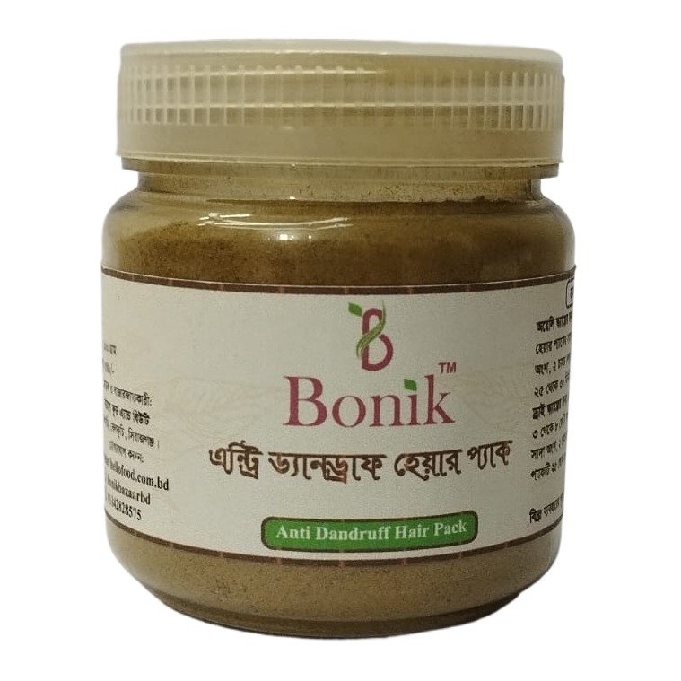 Picture of Bonik Anti Dandruff Hair Pack- 100 gm(Brown)