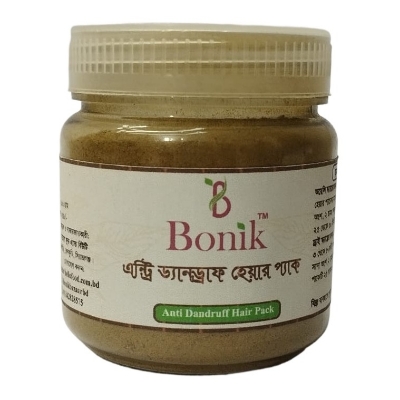 Picture of Bonik Anti Dandruff Hair Pack- 100 gm(Brown)
