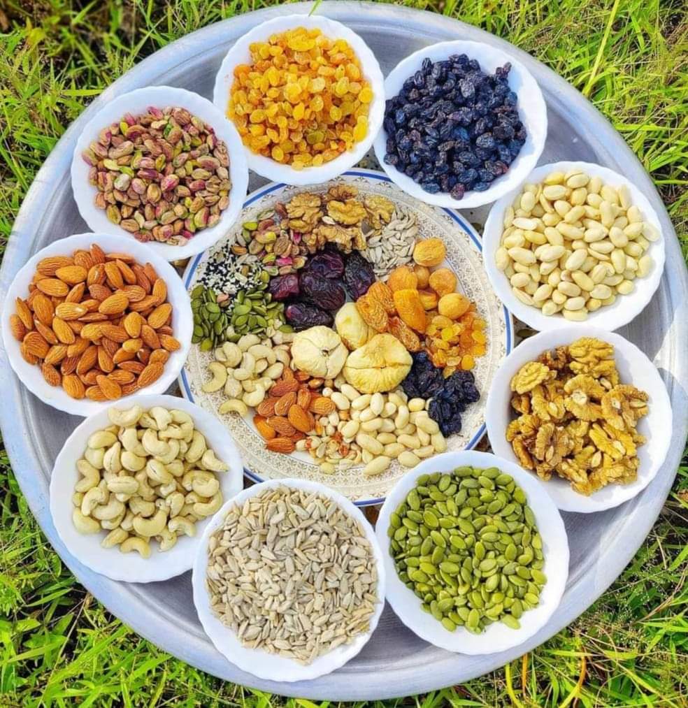 Picture of Mixed Dry Fruits -  MIX NUTS JAR/Mixed Nuts /  Mixed Bdam / Premium Quality  Mixed Nuts With Dried Fruits 300G