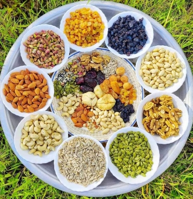 Picture of Mixed Dry Fruits -  MIX NUTS JAR/Mixed Nuts /  Mixed Bdam / Premium Quality  Mixed Nuts With Dried Fruits 300G