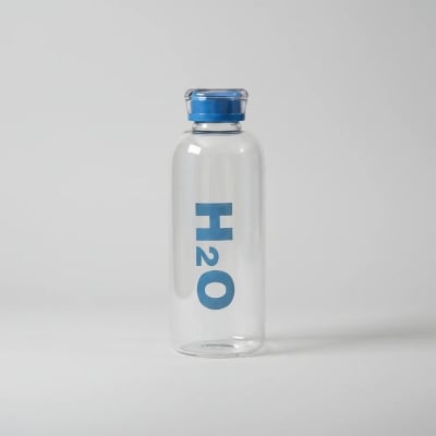Picture of H2O Clear Glass Water Bottle – 700 ml
