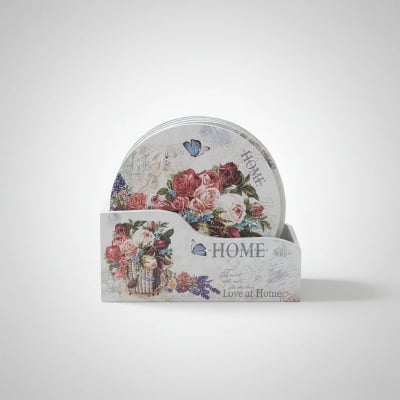 Picture of Floral Coaster Set